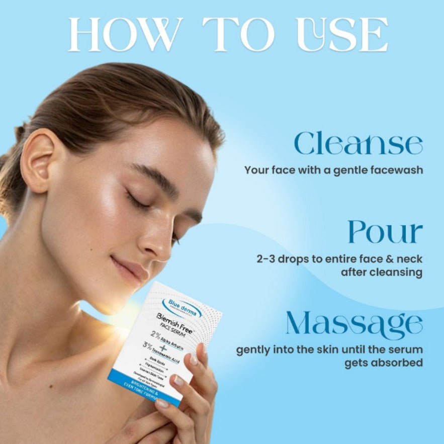 Blue Derma Blemish Free Face Serum - 30 ml