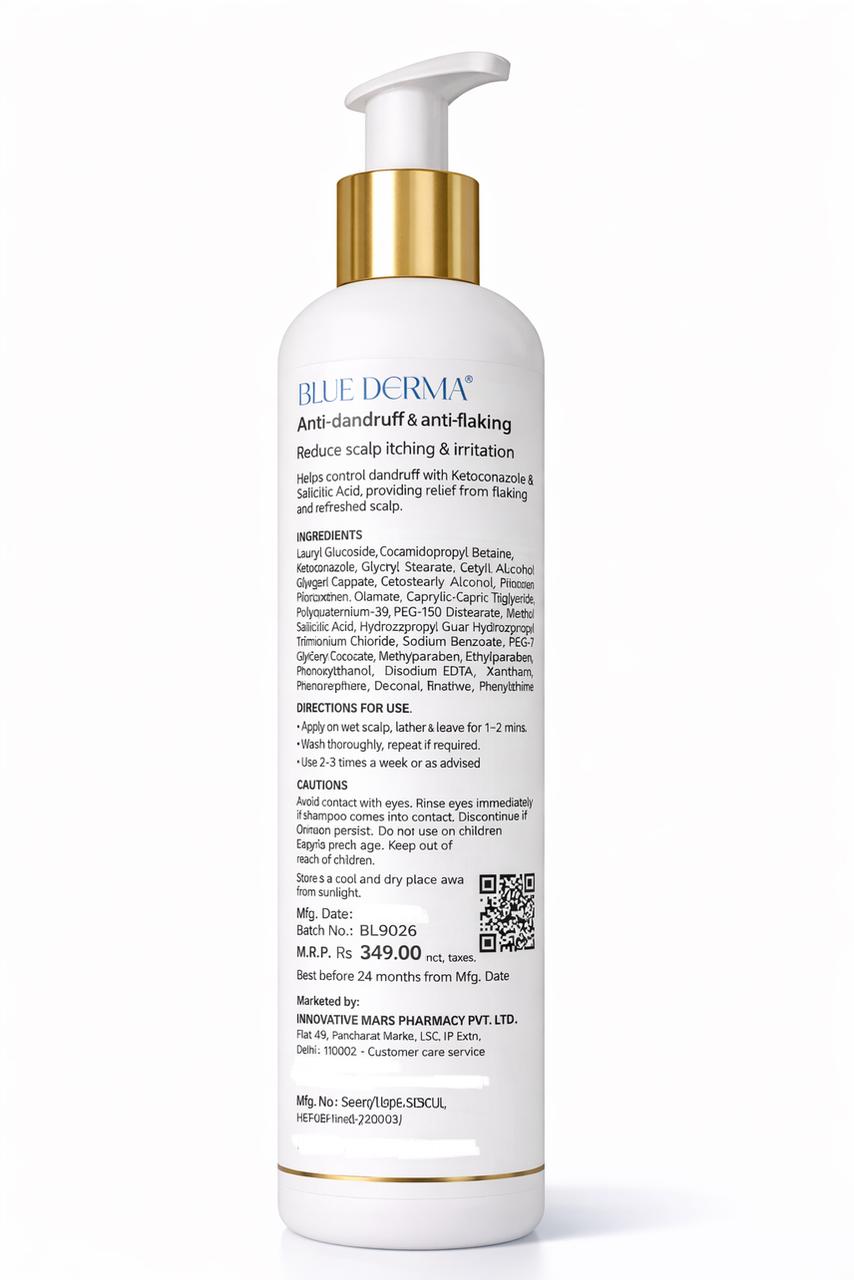 Blue Derma Anti Dandruff Shampoo - 200 ml