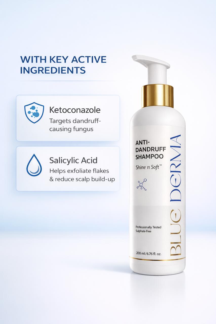 Blue Derma Anti Dandruff Shampoo - 200 ml
